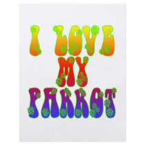 I Love My Parrot Flyer Design