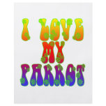 I Love My Parrot flyers