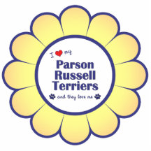 I Love My Parson Russell Terriers (Multiple Dogs) Cut Out