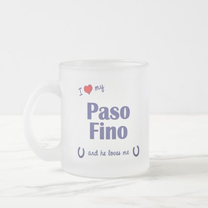 I Love My Paso Fino (Male Horse) Coffee Mugs