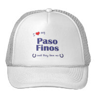 I Love My Paso Finos (Multiple Horses) Mesh Hats