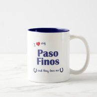 I Love My Paso Finos (Multiple Horses) Mugs
