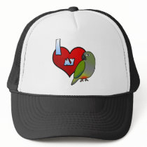 I Love my Patagonian Conure hats