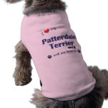 I Love My Patterdale Terrier Mix (Female Dog) Pet Tshirt