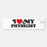 I Love My Physicist Bumper Stickers