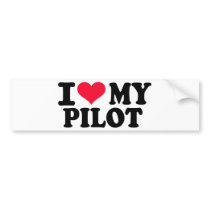 I love my Pilot Bumper Sticker