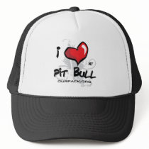 I Love My Pit Bull! hats by ourpack I Love My Pit Bull! hats
