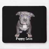I Love My Pit Bull Mousepad