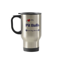 I Love My Pit Bulls (Multiple Dogs) Mug