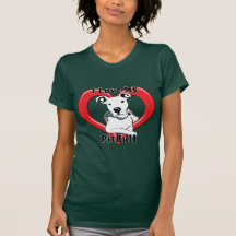 I Love My PitBull Logo T Shirt