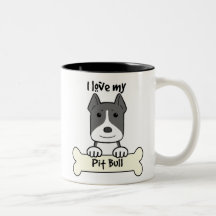 I Love My Pitbull Mug