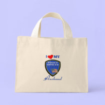 I Love My Police Husband bags