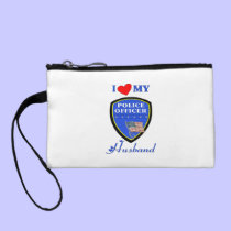 I Love My Police Husband bagettes bags