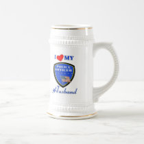 I Love My Police Husband mugs