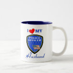 I Love My Police Husband Mugs