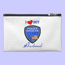 I Love My Police Husband bagettes bags
