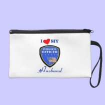 I Love My Police Husband bagettes bags