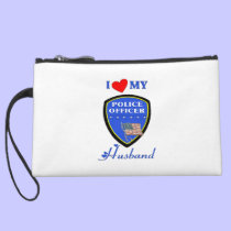 I Love My Police Husband bagettes bags