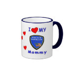 I Love My Police Mommy Mug