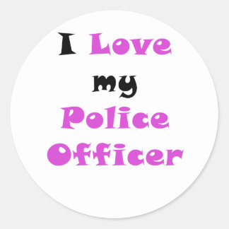 i love police t shirt