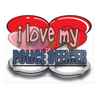 i love police t shirt