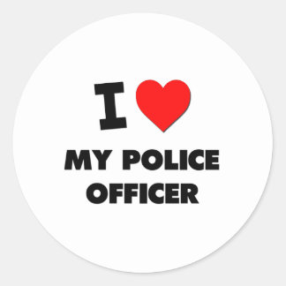 i love police t shirt