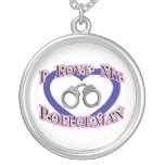 I Love My Policeman Custom Necklace