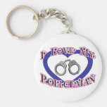 I Love My Policeman Key Chain