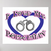 I Love My Policeman Print
