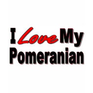 I Love My Pomeranian Dog Gifts and Apparel shirt