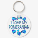 I Love My Pomeranian keychains by TLArnold4 I Love My Pomeranian keychains