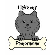 I Love My Pomeranian shirt