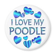I Love My Poodle magnets by TLArnold4 I Love My Poodle magnets