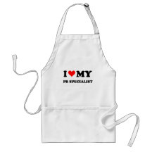 I Love My Pr Specialist Aprons