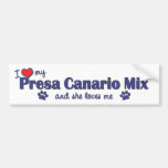 I Love My Presa Canario Mix (Female Dog) Bumper Sticker
