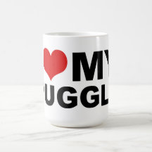 I Love MY Puggle Mug
