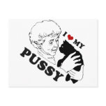 I LOVE MY PUSSY POST CARD