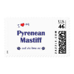 I Love My Pyrenean Mastiff (Female Dog) postage