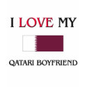 I Love My Qatari Boyfriend t-shirts by flagshirt I Love My Qatari Boyfriend t-shirts