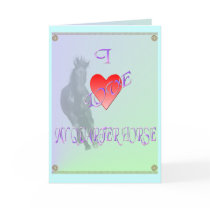 I Love My Quarter Horse Card by Lotacats I Love My Quarter Horse Card