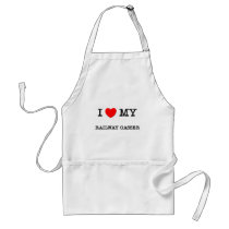 I Love My RAILWAY GASSER aprons
