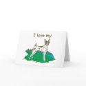 I Love My Rat Terrier cards by cutecanines I Love My Rat Terrier cards