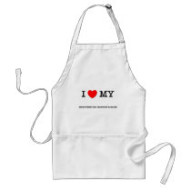 I Love My RECRUITMENT AND SELECTION MANAGER aprons by ilovemyshirt I Love My RECRUITMENT AND SELECTION MANAGER aprons