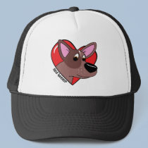 I Love my Red Heeler Hat by MenagerieMayhem I Love my Red Heeler Hat