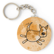 i love my red heeler key chains