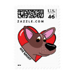 I Love my Red Heeler Postage Stamps