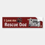 I love my Rescue DogBumper Sticker