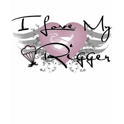 I Love my Rigger Tee Shirt by AngelaBozeman