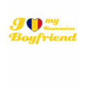 I love my Romanian Boyfriend t-shirts by kongdesigns I love my Romanian Boyfriend t-shirts