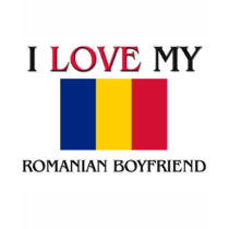 I Love My Romanian Boyfriend t-shirts